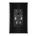 ETL Listed Dual USB Socket 5V 4.8A For Hotels for sale