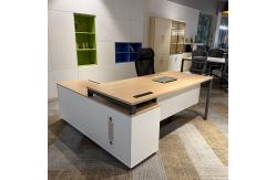 China Modern Executive Office Furniture Sets Executive L Shaped Desk With Drawers supplier