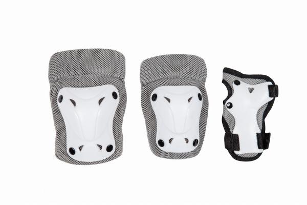 Grey Roller Skate Protective Gear Plus Size PP Cap Mesh Foam