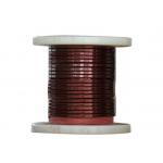 SWG 1 mm Rectangular Copper Wire , Enameled Copper Magnet Wire For Electrical Motors for sale