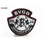 Event Embroidered Badges Patch Overlock For Uniform / Shoes / Caps for sale