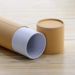 Lightweight Paper Cans Packaging Eco Friendly Recyclable Kraft Paper Tube Cans for sale