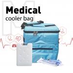 Green Soft Side Cooler 15L Injection Cooler Bag For Blood Transportation for sale