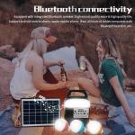Rechargeable LED Bulb Solar Home Lighting System For Emergencies