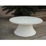 Hand-Woven Poly Rattan Garden Dining Sets With White Cushion