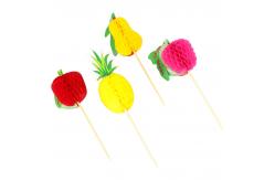 China 10CM Disposable Wood Bulk Toothpicks Flower Flamingo for Baking Cake supplier
