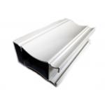 6063 Aluminium Door Profiles , Customized Aluminum Extrusion Flash Metal Powder Profile for sale