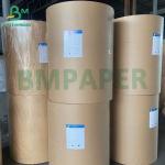 Wet Strength Brown Kraft Paper Roll 65gsm - 120gsm For Plant Protection Sleeves for sale