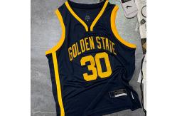 China 30 NBA Curry Black Basketball Jersey 100% Polyester supplier