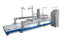 China Programmable Chair Caster Durability Furniture Test Machine With Variable Frequency Motor supplier
