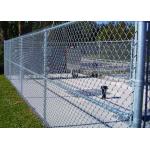 Pvc Coated Wire Mesh 50 Ft Chain Link Fence Playground Diamond for sale