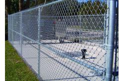 China Pvc Coated Wire Mesh 50 Ft Chain Link Fence Playground Diamond supplier