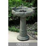 Outdoor H70CM Polyresin Led Light Water Fountain for sale