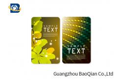 China VIP Card Lenticular Card Printing PET / PP Material 3D Lenticular Flip Effect supplier