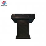 Standing Black Digital Totem Outside Use 43 with 2K LCD & Anti glare glass