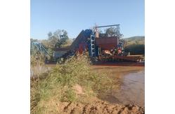 China 200m3/H Gold Dredging Machine Chain Bucket Dredger With Diesel Engine supplier