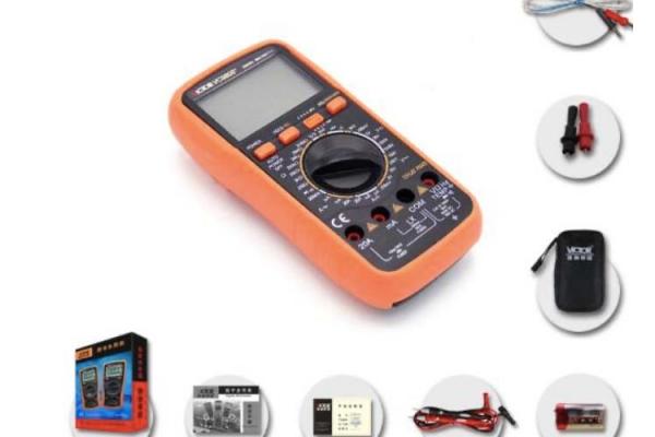 VICTOR VC9808+ Portable Digital Multimeter With 1999 Counts