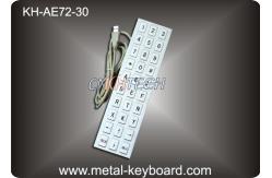 China 30 Keys IP65 Anti - Vandal Kiosk Keyboard for Industrial Mining System supplier