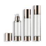 Customized Cosmetic Lotion Packaging 80ml 100ml 120ml Clear Airless Container for sale