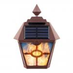 6V Wall Light Outdoor Lamp Waterproof IP44 Rechargeable Black Porch Lantern for sale