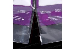 China Printed Fanfold Side Pouch Pre Opened Bags , Autobags With Zipper supplier