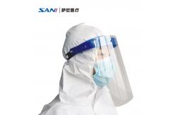 China Disposable Multiple Protection Adjustable Face Shield Anti Splash Anti Fog supplier