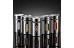 China Adjustable Spice Storage Containers Stainless Steel Salt And Pepper Shakers supplier