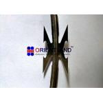 Sharp Helical Cbt60 Concertina Razor Barbed Wire Hot Rich Galvanized Steel for sale