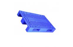China Polypropylene Blue Plastic Pallet 1200 X 800 Euro Pallet For Warehouse supplier