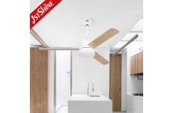 China 50W Indoor Remote Control Modern LED Ceiling Fan With 3 MDF Blades supplier