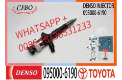 China common rail fuel injector 095000-6190  23670-30100  for Toyota supplier