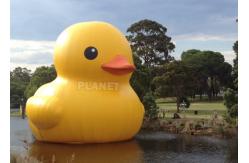 China Customized Floating Airtight Inflatable Advertising Balloon Giant Rubber Duck Outdoor Water Duck supplier