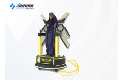 China Black And Yellow Colour 360 Rotation VR Flight Simulator With Tokens Payment supplier