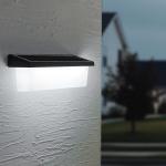 1 Year Warranty Solar Outside Wall Lights ABS+PC Material Solar Garden Lights Outdoor Wall Led for sale