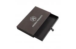 China ISO9001 Qualified Matte Black Necklace Boxes for Customized Packaging CMYK/PANTONE supplier