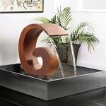 SGS Corten Water Fountain 4ft Corten Steel Water Bowl Fountain for sale