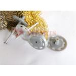 Gas Tool 35mm Membrane Washer Pins , Single Shot Pin With Plastic Washer For Concrete for sale