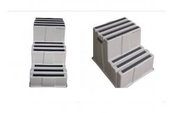 China Folding Polyethylene 1 Tire Padded Step Stool Home Furniture supplier