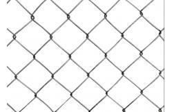 China Anti Aging 9 Gauge Galvanized Chain Link Fence Diamond Hole 3D Modeling supplier