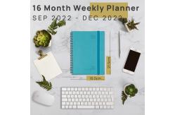China FSC Turquoise Academic Weekly Planner 2023 2023 Eco Friendly Paper supplier