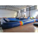 Attractive Inflatable Water Games Giant Outdoor Inflatable Pool 8 * 8 * 0.65m  0.9mm Pvc Tarpaulin for sale