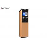 Parking Lot Automatic Ticket Dispenser , Gloden Parking Ticket Vending Machine for sale