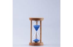 China Nordic Wooden Hourglass 1 Minutes - 5 Minute Sand Timer Logo Customized supplier