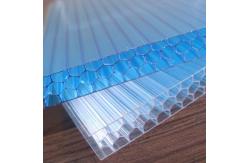China Green Fire Resistant Multiwall Polycarbonate Sheet Panel For 2100*5800mm supplier