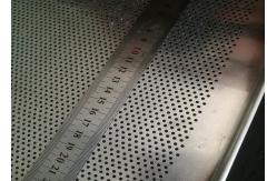 China Reusable Customized Perforated Round Hole 304 Stainless Steel Wire Mesh Trays supplier