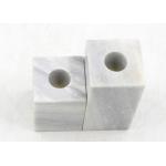 100% Natural marble 5x5x7cm Stone Candle Holders