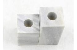 China 100% Natural marble 5x5x7cm Stone Candle Holders supplier