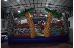 China Commercial Inflatable Pirate Themed Bouncy Castle With Slide Classic CE UL SGS supplier