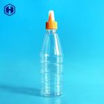 Soft Pet Plastic Bottles With Tomato Sauce Paste Screw Squeeze Lid for sale