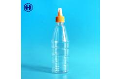 China Soft Pet Plastic Bottles With Tomato Sauce Paste Screw Squeeze Lid supplier